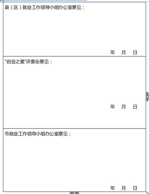 校內(nèi)創(chuàng)新創(chuàng)業(yè)之星申請表