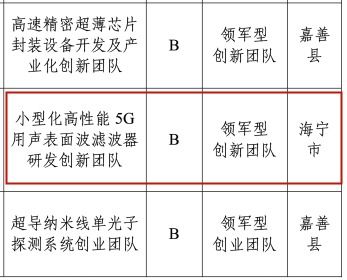 嘉興市領(lǐng)軍型創(chuàng)業(yè)創(chuàng)新團(tuán)隊(duì)