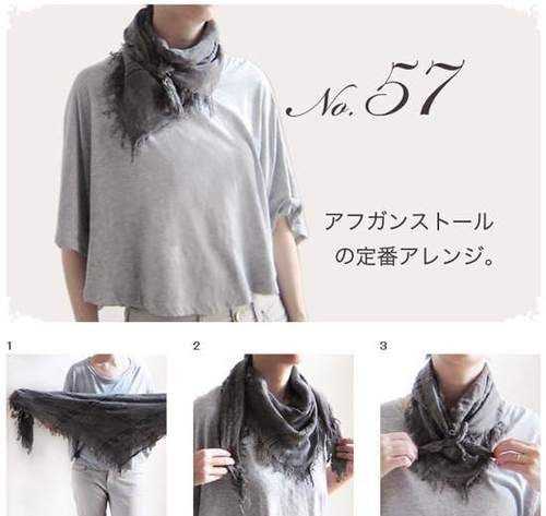 包圍巾的正確方法