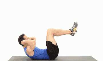 卷腹的正確做法