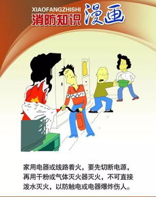 物業(yè)小區(qū)消防安全知識(shí)宣傳漫畫(huà)