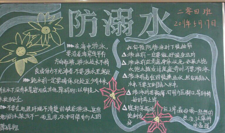 防溺水安全知識(shí)資料黑板報(bào)