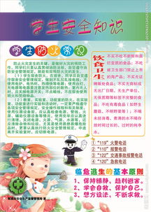 中小學生安全知識宣傳單