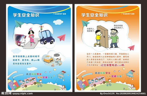 安全知識宣傳手繪海報(bào)