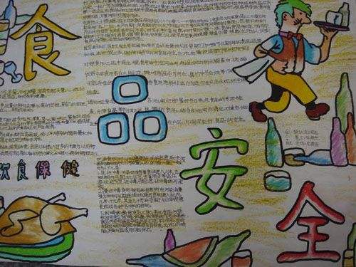 安全手抄報(bào)食品安全和安全知識(shí)