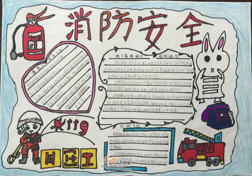 三級消防安全知識手抄報