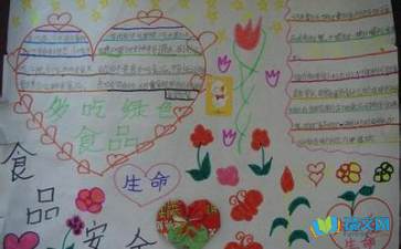 小學(xué)3級食品安全知識手抄報