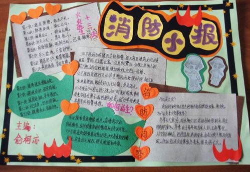 小孩消防安全知識手抄小報