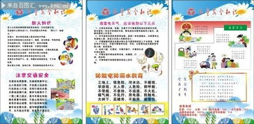 幼兒園安全知識的圖