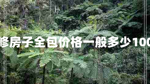裝修房子全包價(jià)格一般多少100平 裝修房子全包價(jià)格一般多少100平