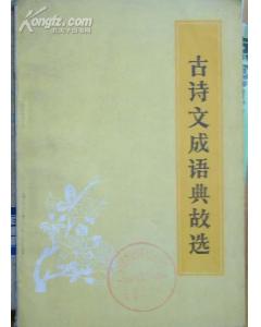 文言文,典故,成語