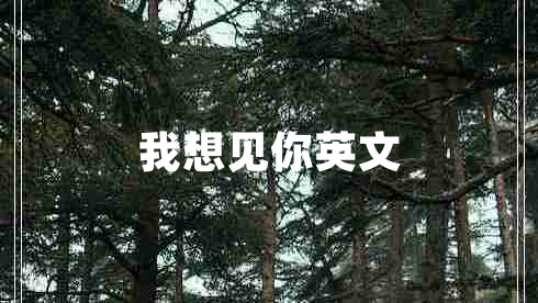 我想見你英文