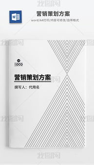 自我營(yíng)銷策劃方案范文