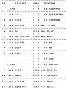 學(xué)校財(cái)務(wù)常用會(huì)計(jì)科目