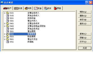 金碟會計科目怎么出現(xiàn)二級科目