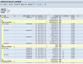 sap中會計科目表在哪里查看