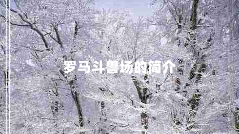 羅馬斗獸場(chǎng)的簡介