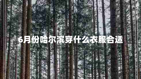 6月份哈爾濱穿什么衣服合適 6月份哈爾濱穿什么衣服合適