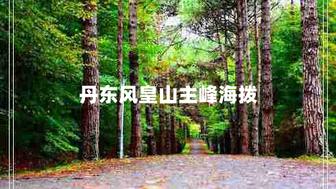 丹東風(fēng)皇山主峰海撥