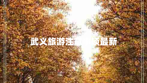 武義旅游注意事項最新