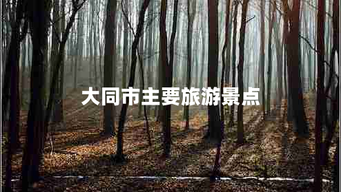 大同市主要旅游景點