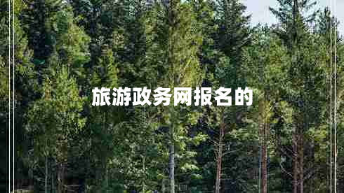 旅游政務(wù)網(wǎng)報(bào)名的 旅游政務(wù)網(wǎng)報(bào)名的