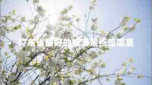 廣東省最好的旅游景點是哪里