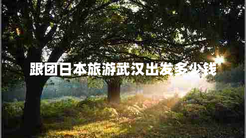 跟團(tuán)日本旅游武漢出發(fā)多少錢 跟團(tuán)日本旅游武漢出發(fā)多少錢