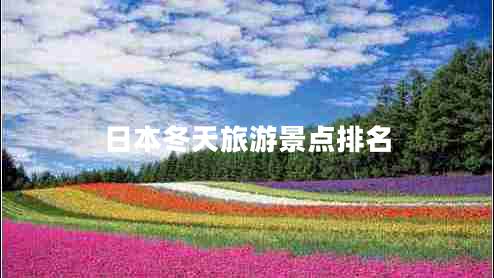 日本冬天旅游景點排名