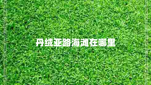 丹絨亞路海灘在哪里 丹絨亞路海灘在哪里