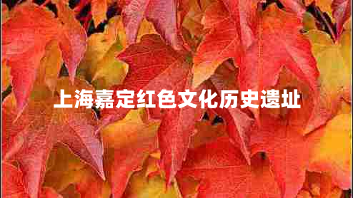 上海嘉定紅色文化歷史遺址
