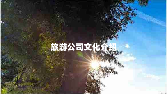 旅游公司文化介紹