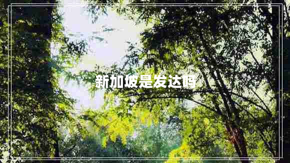 新加坡是發(fā)達嗎 新加坡是發(fā)達嗎