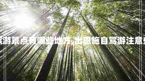 恩施旅游景點(diǎn)有哪些地方,出恩施自駕游注意些什么 恩施旅游景點(diǎn)有哪些地方,出恩施自駕游注意些什么