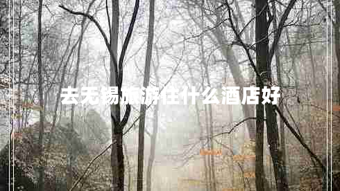 去無錫旅游住什么酒店好