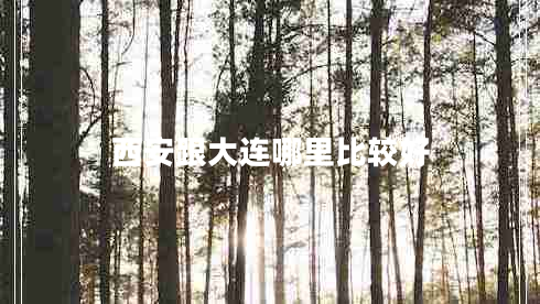 西安跟大連哪里比較好