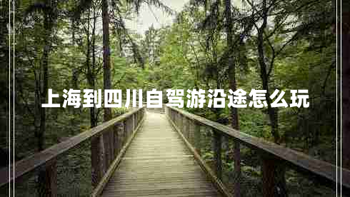 上海到四川自駕游沿途怎么玩