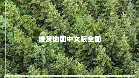 埃及地圖中文版全圖