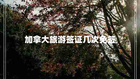 加拿大旅游簽證幾次免簽 加拿大旅游簽證幾次免簽