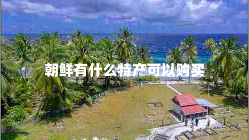 朝鮮有什么特產(chǎn)可以購買