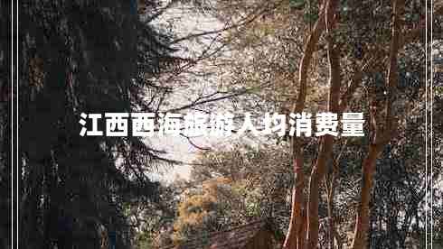 江西西海旅游人均消費量 江西西海旅游人均消費量