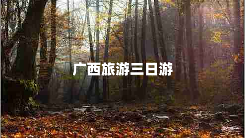 廣西旅游三日游
