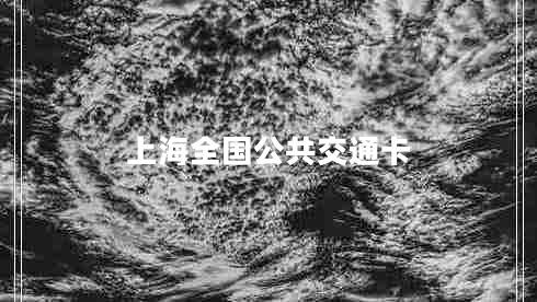 上海全國公共交通卡