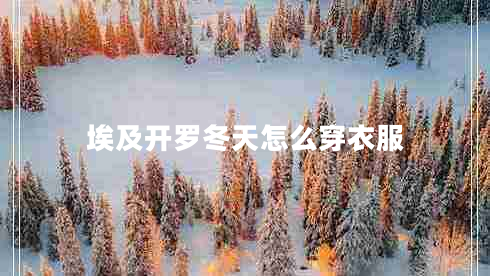 埃及開羅冬天怎么穿衣服