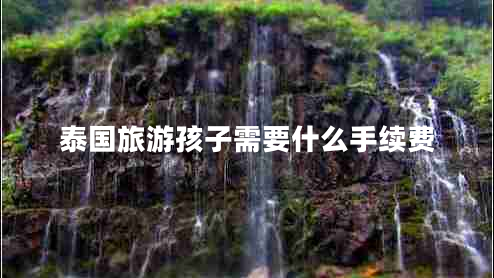 泰國旅游孩子需要什么手續(xù)費(fèi)