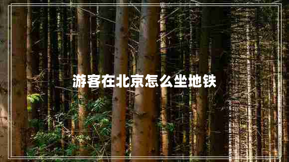 游客在北京怎么坐地鐵