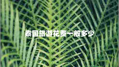 泰國旅游花費一般多少