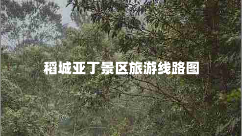 稻城亞丁景區(qū)旅游線路圖