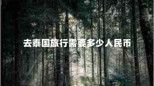 去泰國旅行需要多少人民幣 去泰國旅行需要多少人民幣