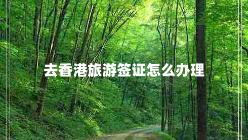 去香港旅游簽證怎么辦理